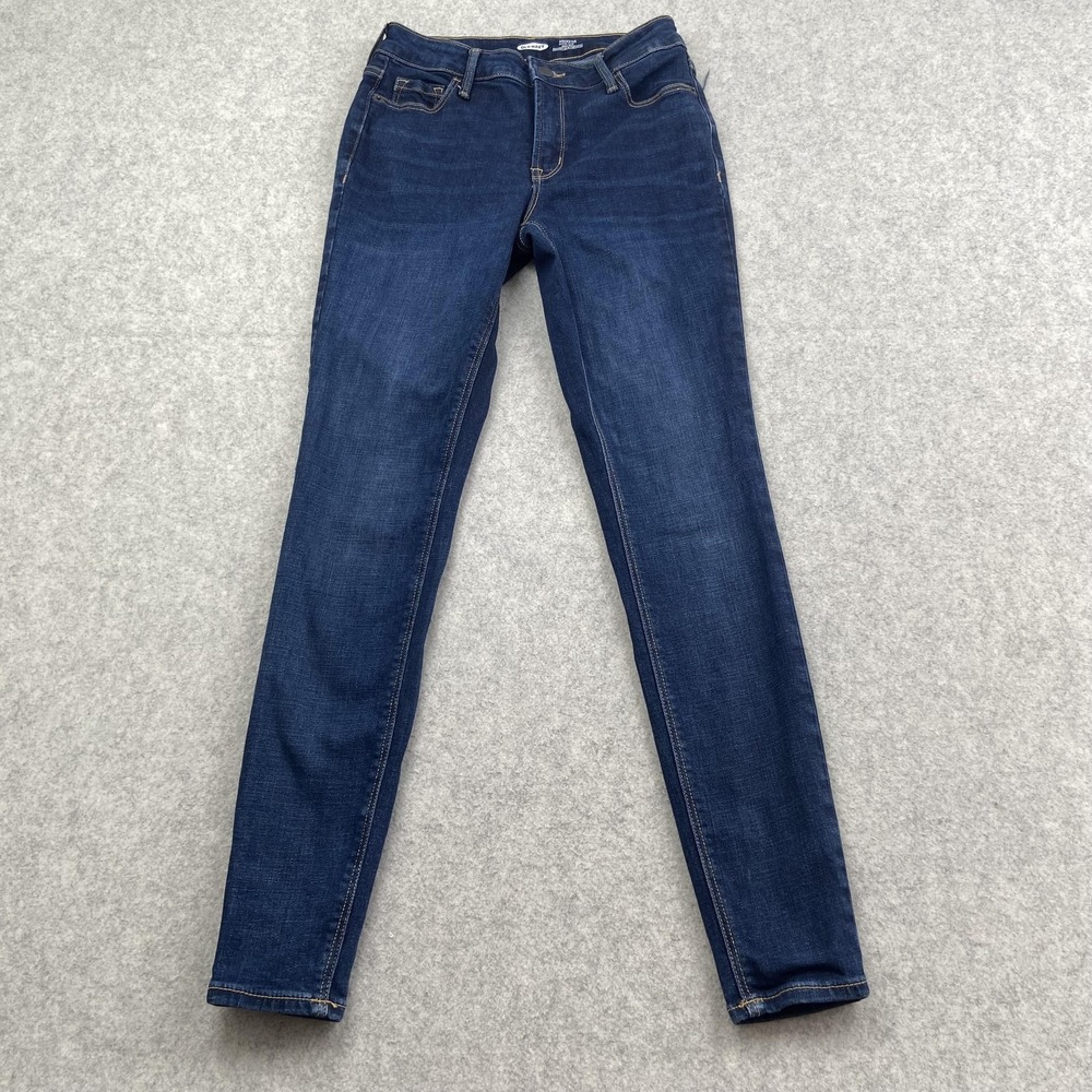 Old Navy Rockstar Super Skinny Jeans Womens 2 (24x28) Blue High Rise Stretch